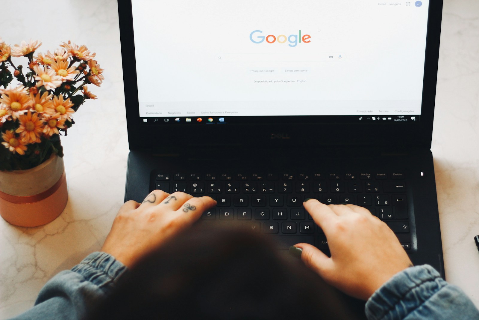 Updating a Google Business Profile in an office