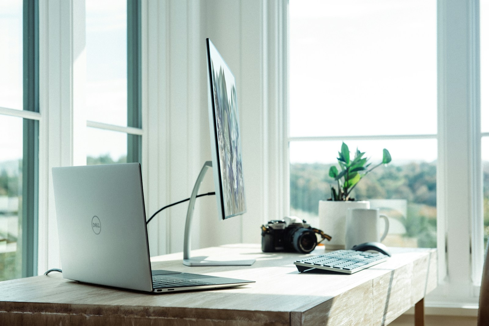Creating service-area pages on a laptop